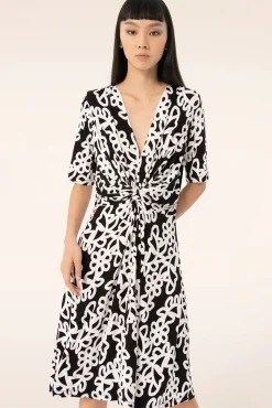 Discount Surkana Colette Knotted Kleid In Schwarz