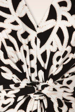 Discount Surkana Colette Knotted Kleid In Schwarz