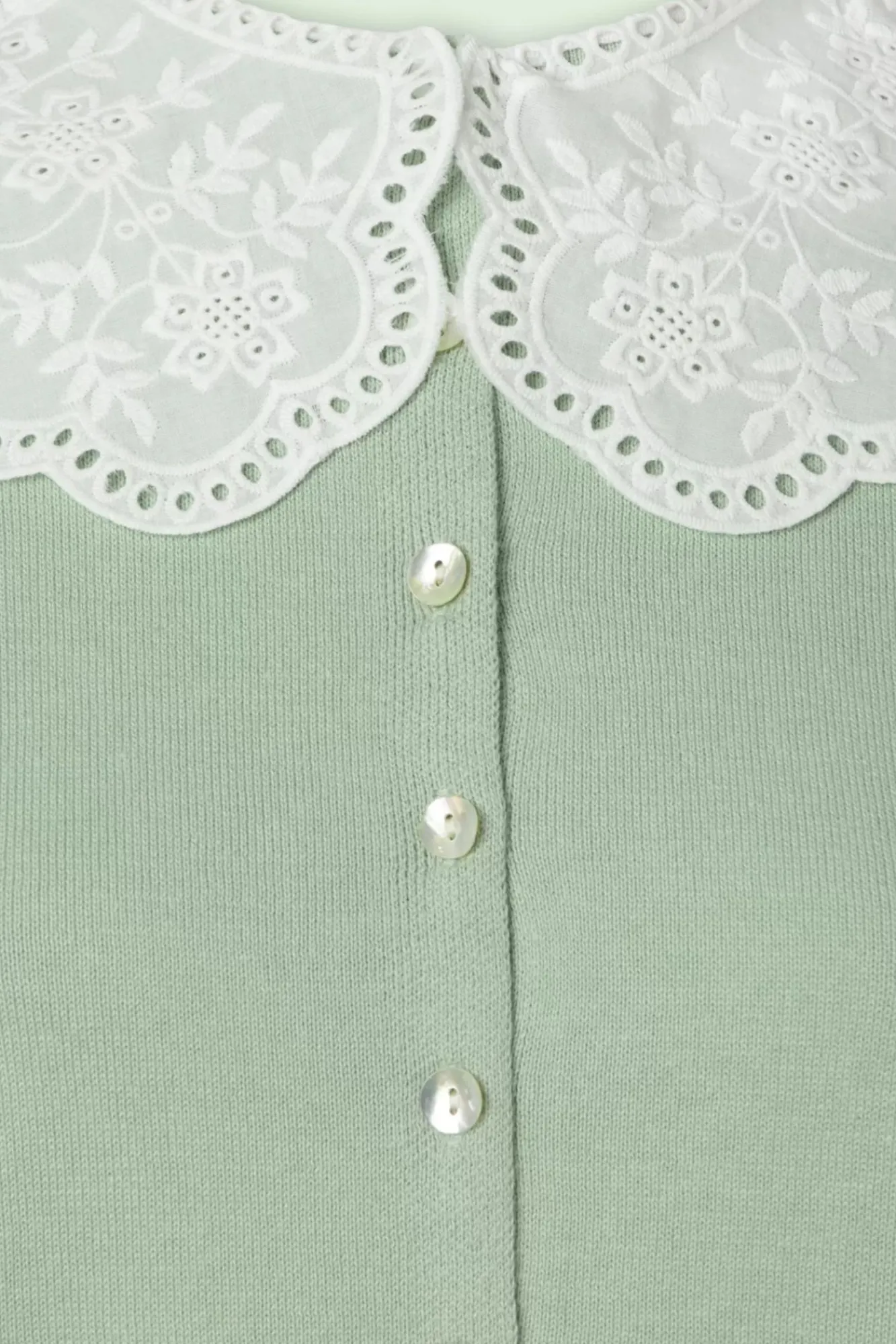 New Banned Retro Cutie Strickjacke In Seafoam Grun