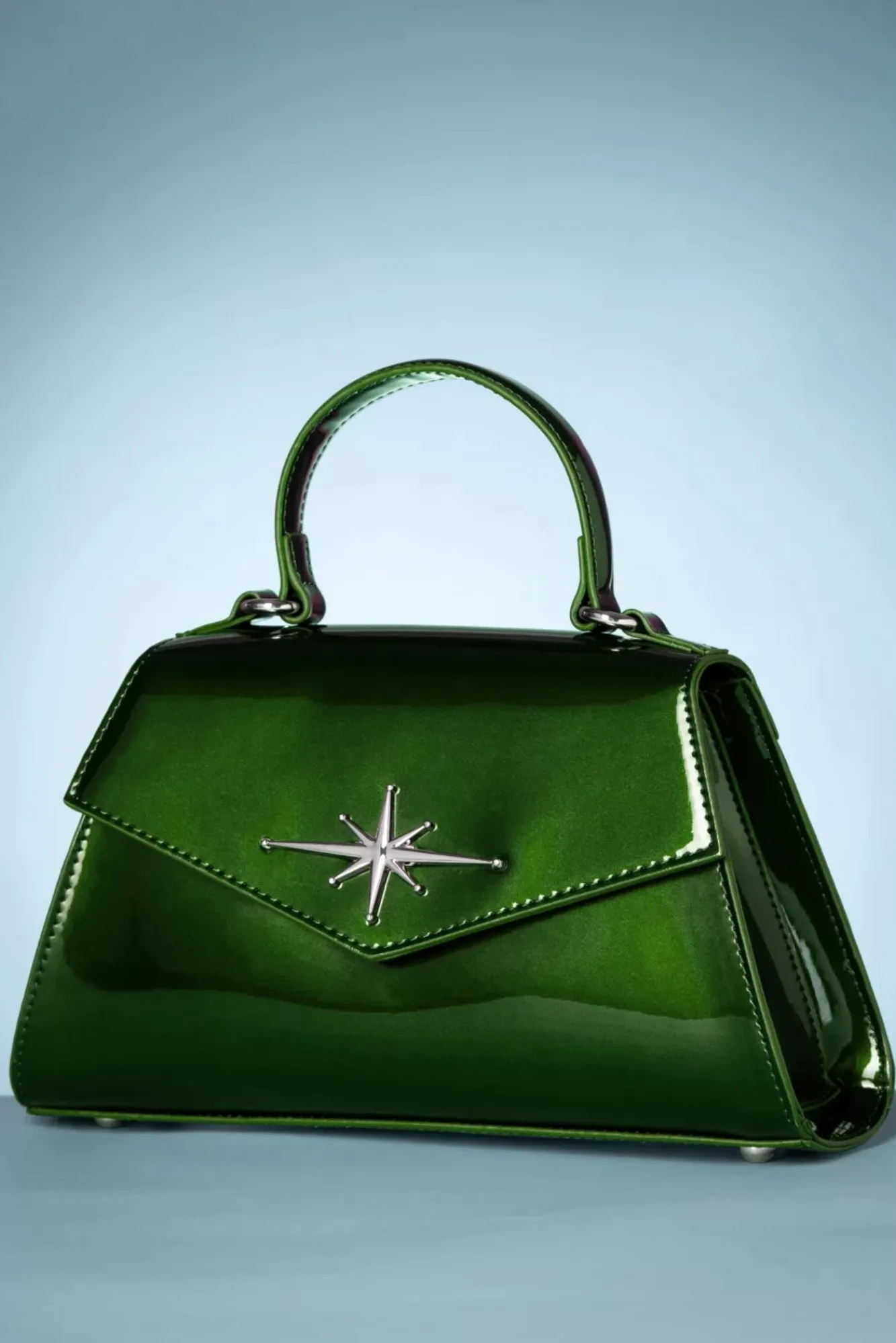 Outlet Banned Retro Dance The Night Away Handtasche In Metallic Grun