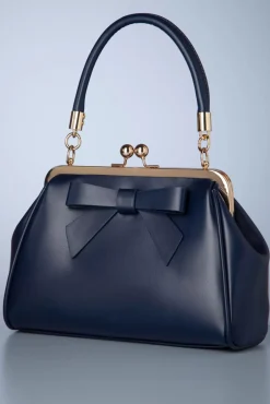 Cheap Banned Retro Daydream Handtasche In Marineblau