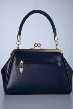 Cheap Banned Retro Daydream Handtasche In Marineblau