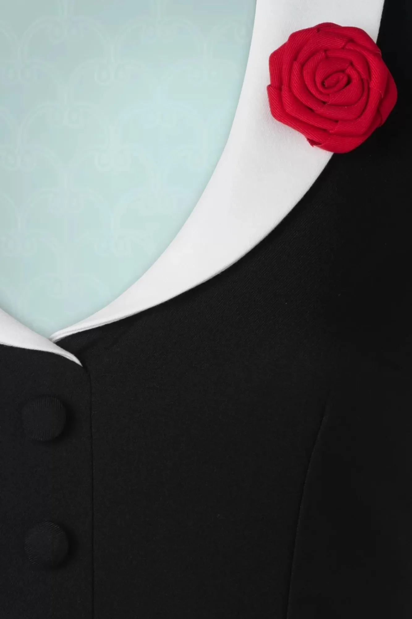 Fashion Vintage Diva Der Luchia Jumpsuit In Schwarz