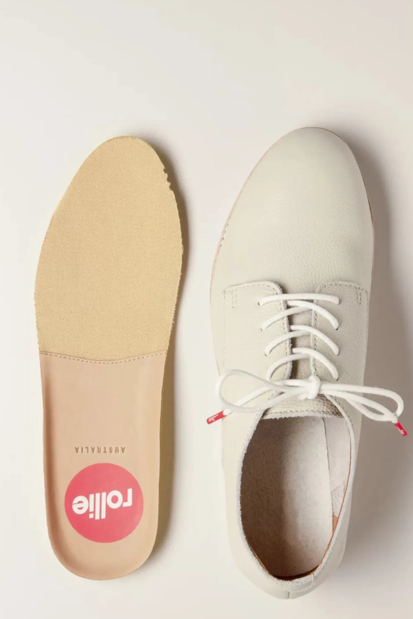 Flash Sale Rollie Derby Superweiche Schuhe In Ecru