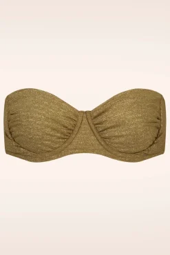 Cheap Cyell Desert Glow Bikinioberteil In Gold