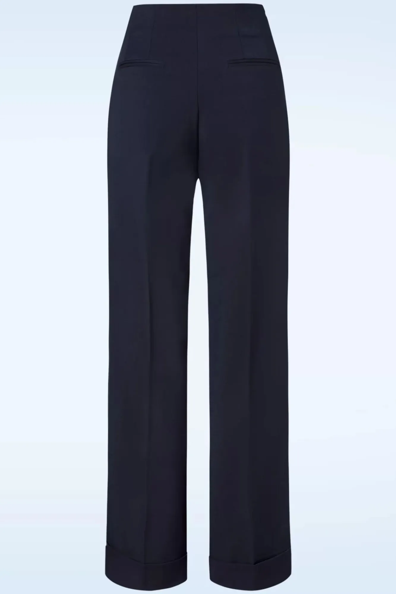 Fashion Glamour Bunny Business Babe Diadora Weite Anzughose In Navy