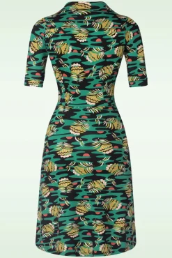 Hot King Louie Diner Pica Kleid In Schwarz