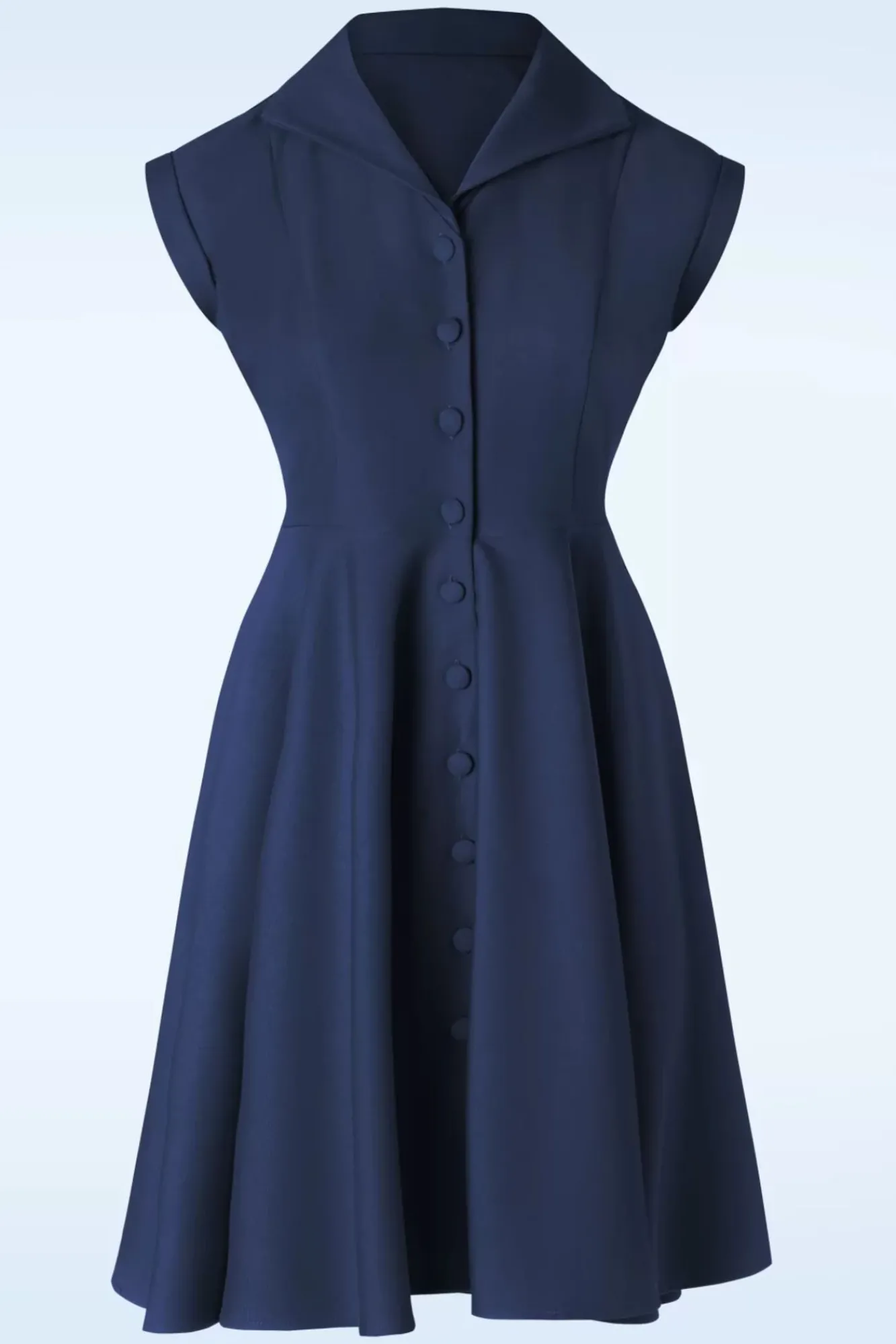 Shop Banned Retro Doll Swing Kleid In Marineblau