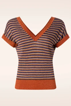 Hot King Louie Doppel V Top Stardust In Karamell