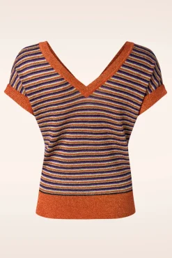 Hot King Louie Doppel V Top Stardust In Karamell