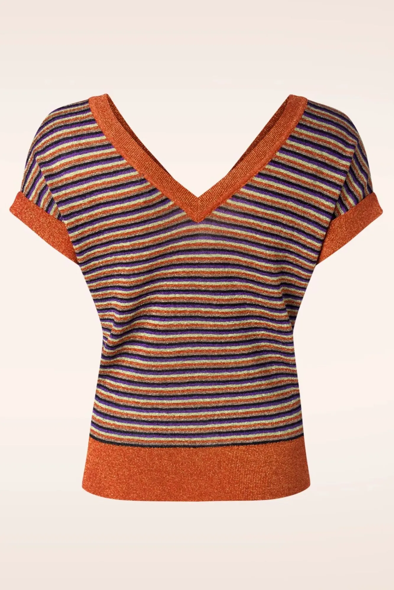 Hot King Louie Doppel V Top Stardust In Karamell