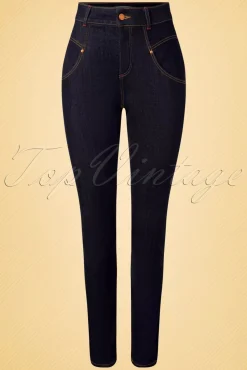 Best Rock-a-Booty Doris Skinny Jeans In Dunkelblau