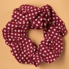 Best Banned Retro Dotty Scrunchie In Rot