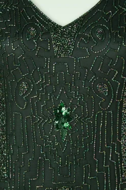 Flash Sale GatsbyLady Downton Abbey Flapper Kleid In Grun