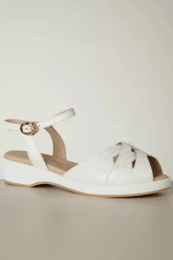 Hot Charlie Stone Elba Sandalen In Weis