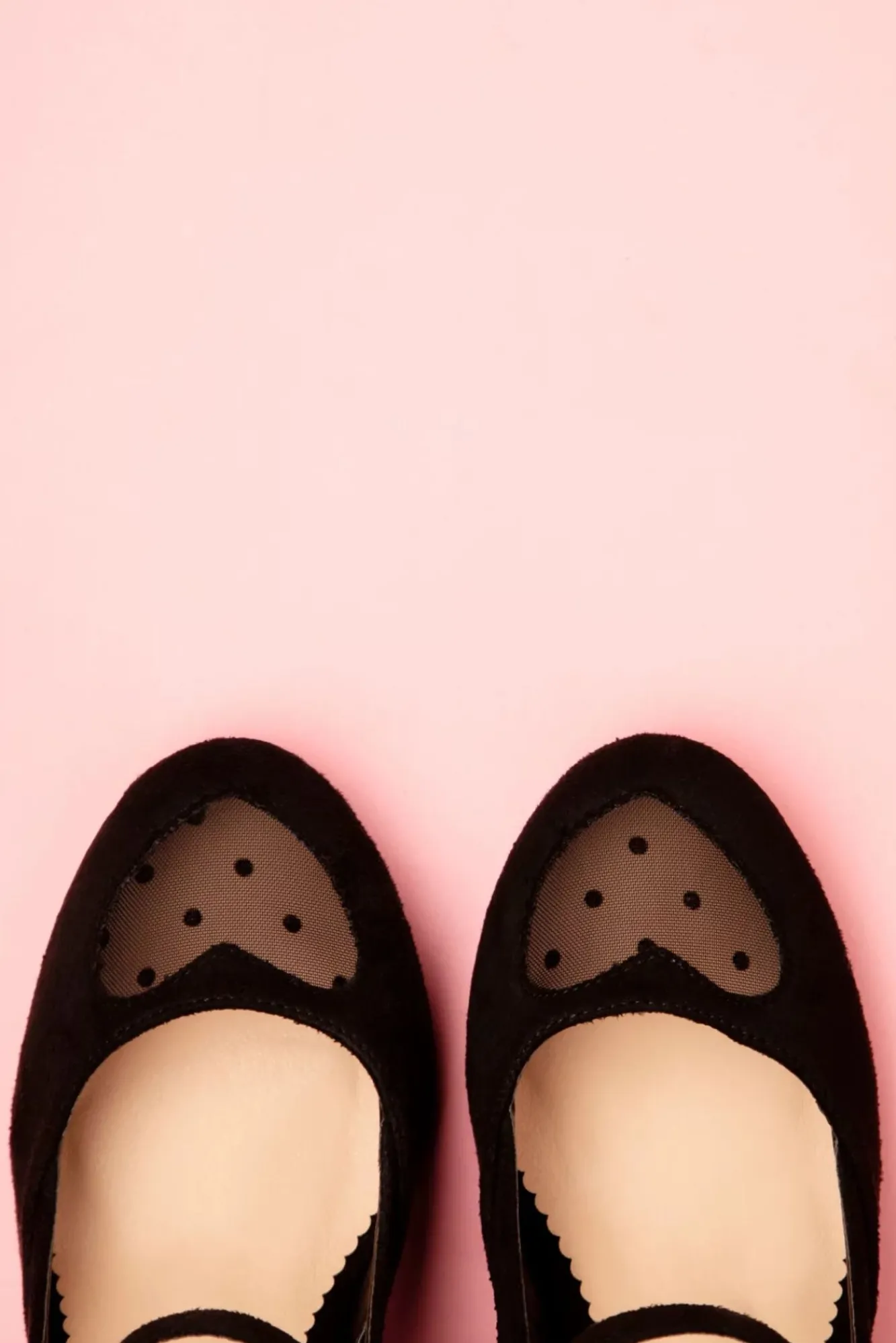 Store Banned Retro Elegante Punkte-Pumps In Schwarz