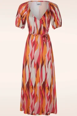 Store WNT Collection Emma Midi Wickelkleid In Multi