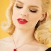 Discount Sweet Cherry Emma Rose Perlenkette In Rot