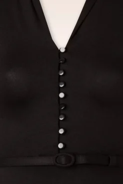 Clearance King Louie Emmy Ecovero Klassisches Kleid In Schwarz