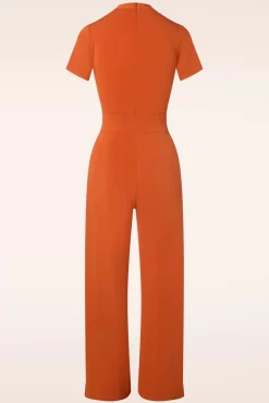 Cheap Very Cherry Emmylou Jumpsuit In Orange