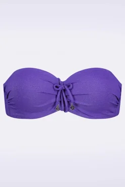 Outlet Cyell Evening Glam Padded Bikini Top In Lila