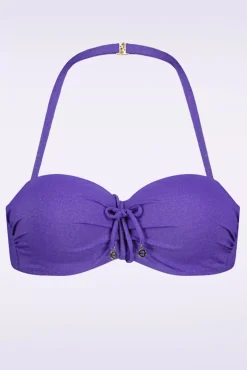 Outlet Cyell Evening Glam Padded Bikini Top In Lila