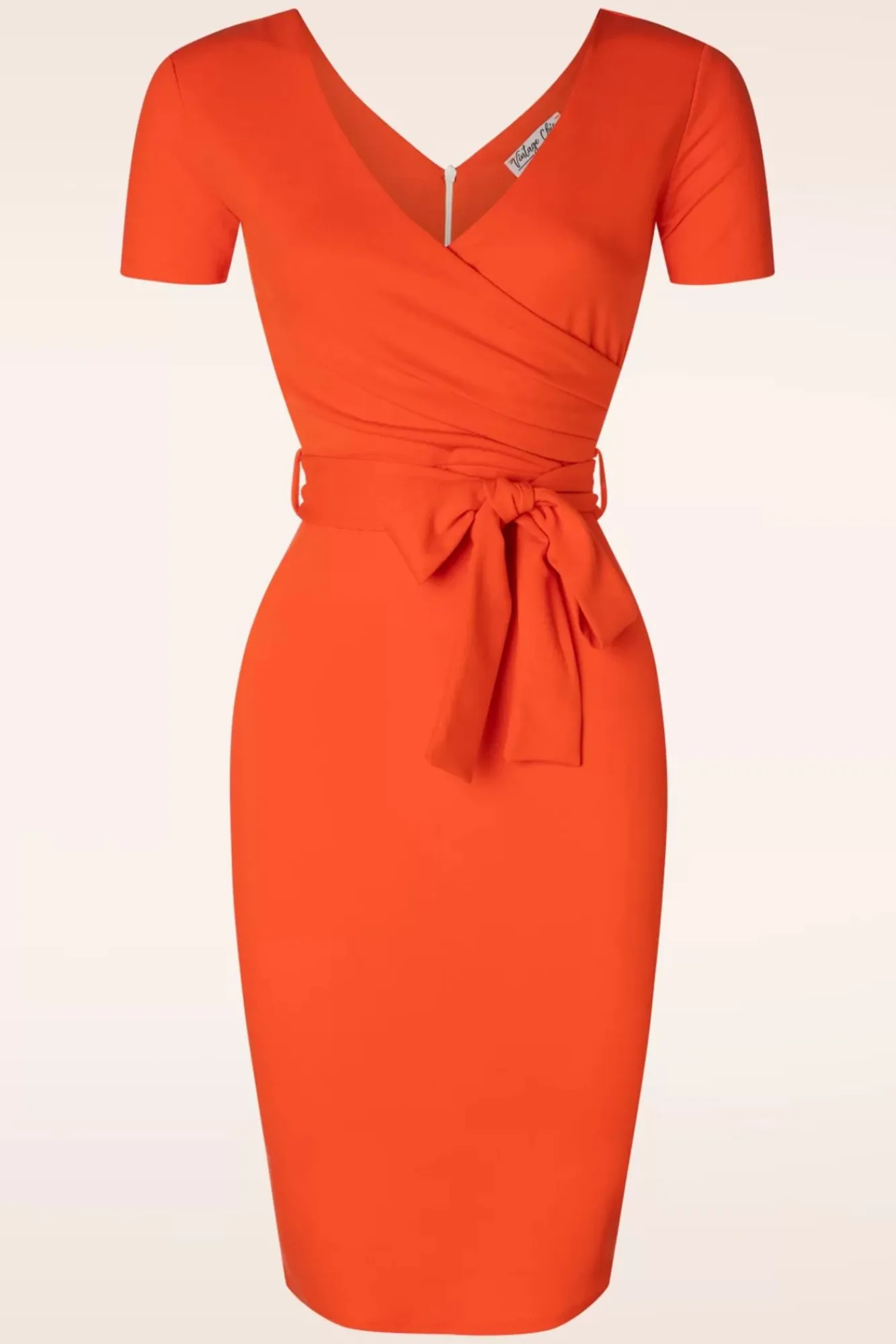 Sale Vintage Chic for Topvintage Evie Etuikleid In Orange