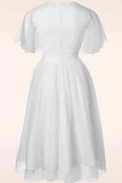 Store Topvintage Boutique Collection Exklusiv Von Topvintage ~ Holly Bridal Swing Kleid In Weis