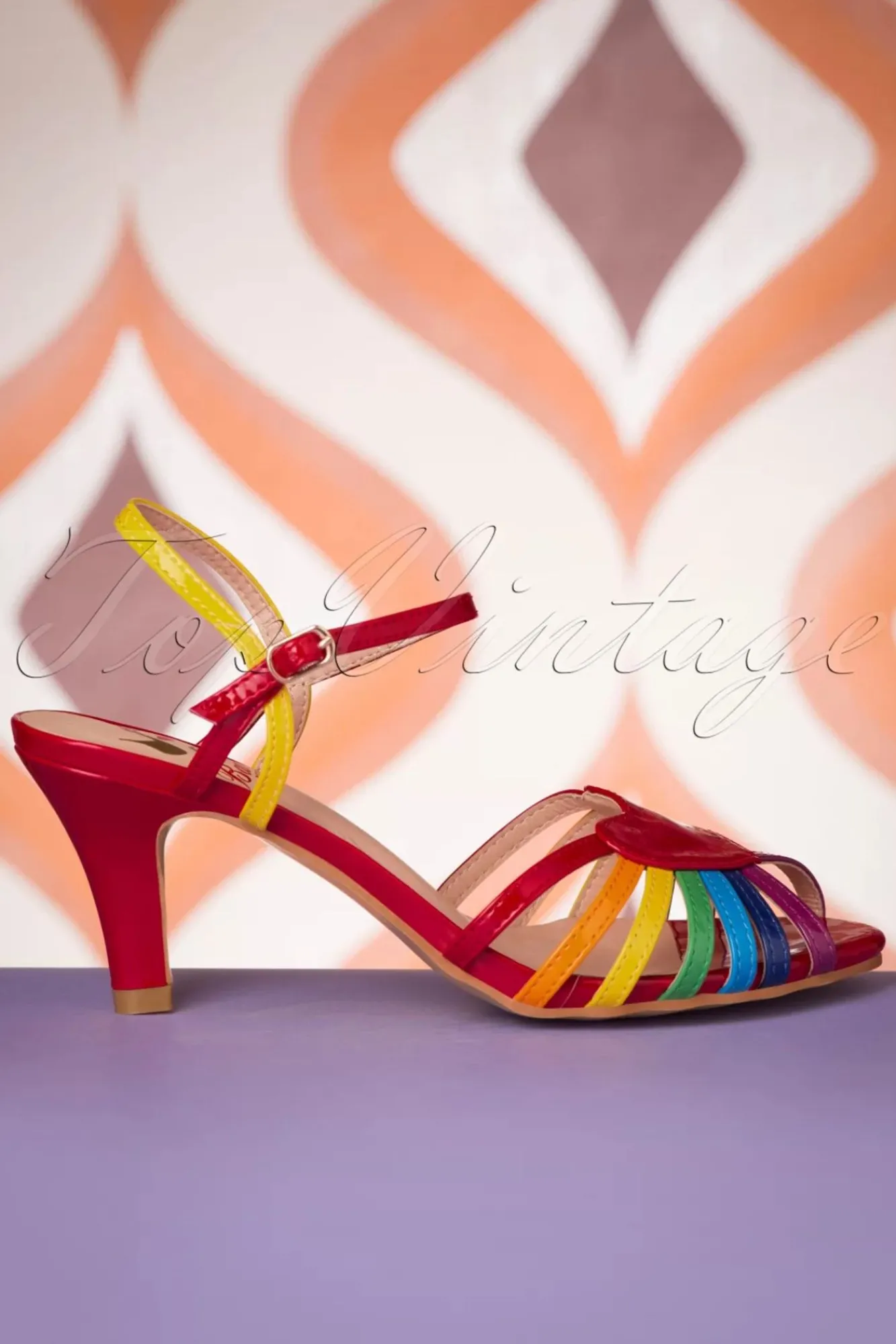 Flash Sale Banned Retro Fantasy April Sandalen In Rot