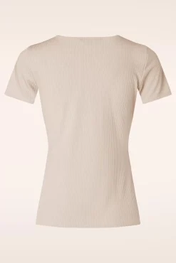 Online Banned Retro Fara Top In Creme