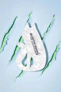 Fashion Erstwilder Feline Floreszenz Brosche