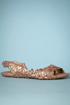 Shop Sunies Flexi Schmetterlings Flipflop Sandalen In Kupfer