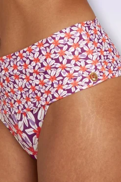 Cheap TC Beach Flipover-Bikinihose „Summer Flowers