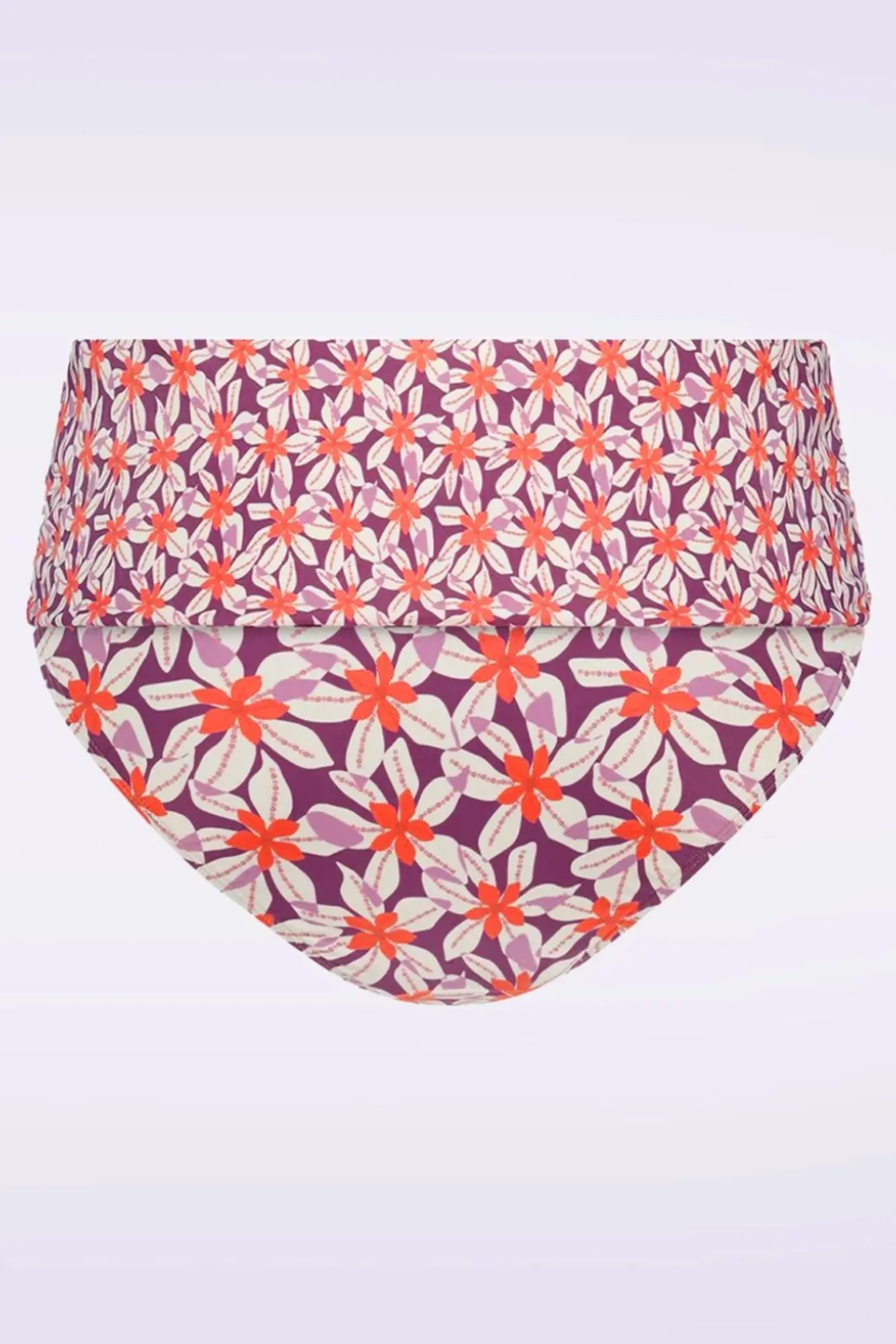 Cheap TC Beach Flipover-Bikinihose „Summer Flowers" In Lila