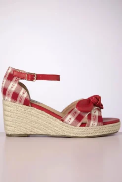 Fashion Banned Retro Free Spirit Wedges In Rot