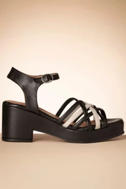 Best Sale Miz Mooz Gabriella Sandale In Schwarz Und Creme