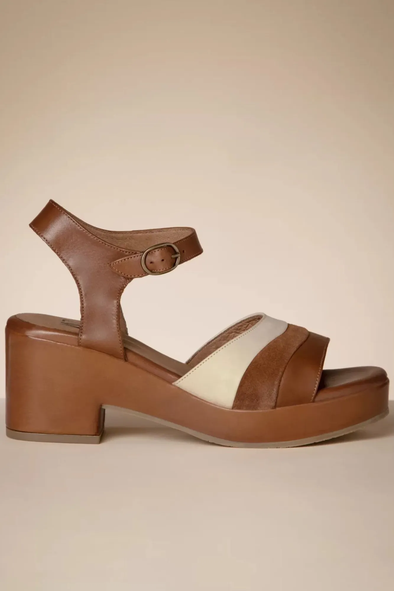 New Miz Mooz Gala Clog Sandalen In Brandy