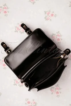 Cheap Banned Retro Galatee Umhangetasche In Schwarz