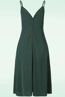 Best Banned Retro Garden Spot Kleid In Grun
