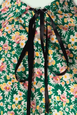 Shop Banned Retro Garten Bluse In Grun