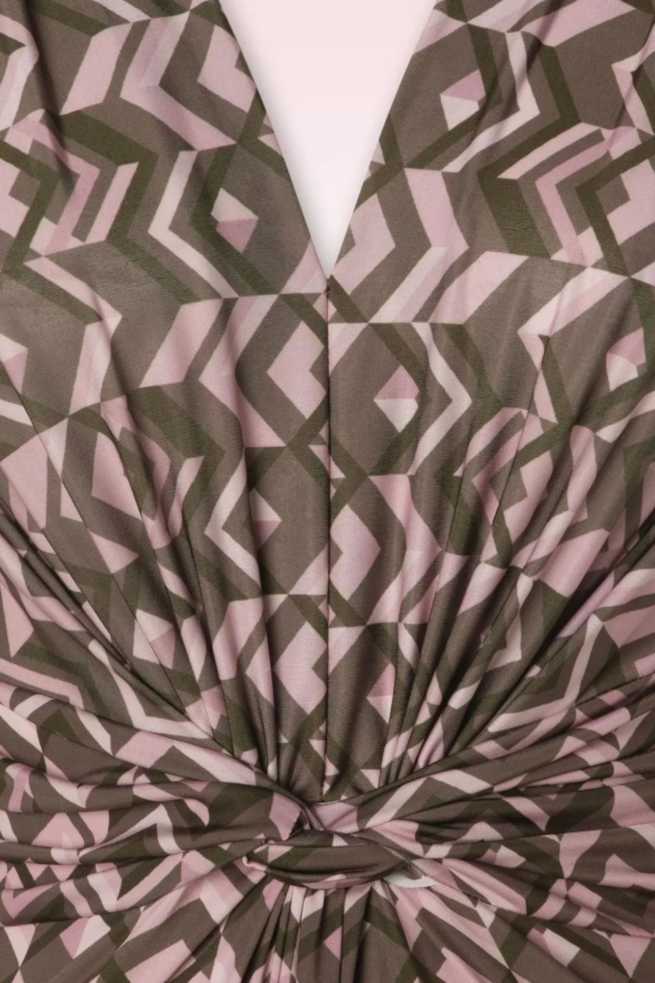 Sale Vintage Chic for Topvintage Gina Geo Print Jumpsuit In Braun