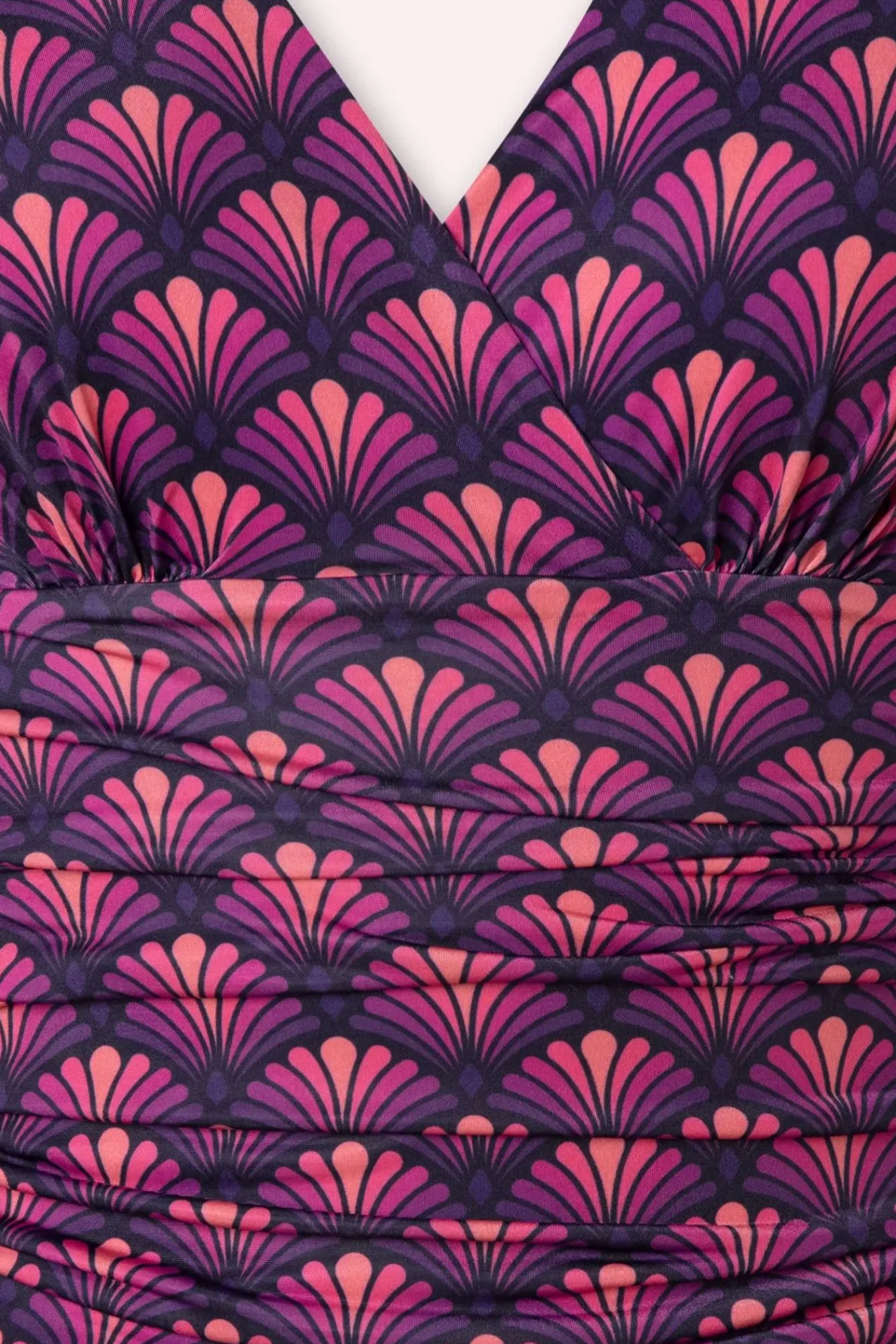 Sale Vintage Chic for Topvintage Grecian Fan Maxi Kleid In Lila