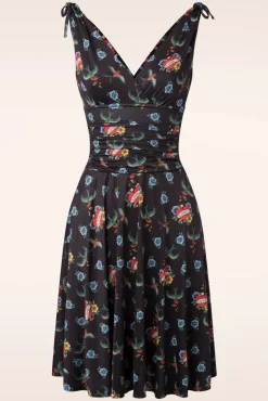 Sale Vintage Chic for Topvintage Grecian Tattoo Kleid In Schwarz