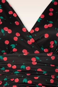 Best Vintage Chic for Topvintage Griechisches Kirschkleid In Schwarz