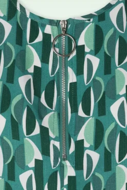Cheap Louche Gwenola Mid Century Retro Kleid In Grun