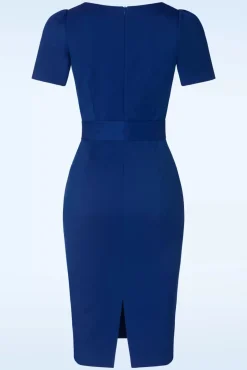 Discount Glamour Bunny Business Babe Helena Bleistiftkleid In Konigsblau
