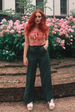 Outlet Banned Retro Hidden Away Hose In Blaugrun