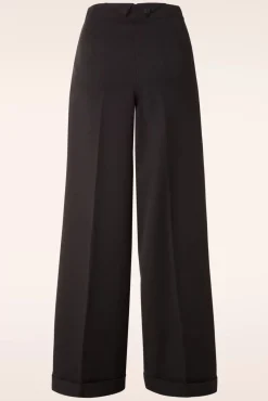 Clearance Banned Retro Hidden Away Hose In Schwarz