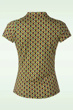 Cheap King Louie Indy Bluse In Delphiniu Grun