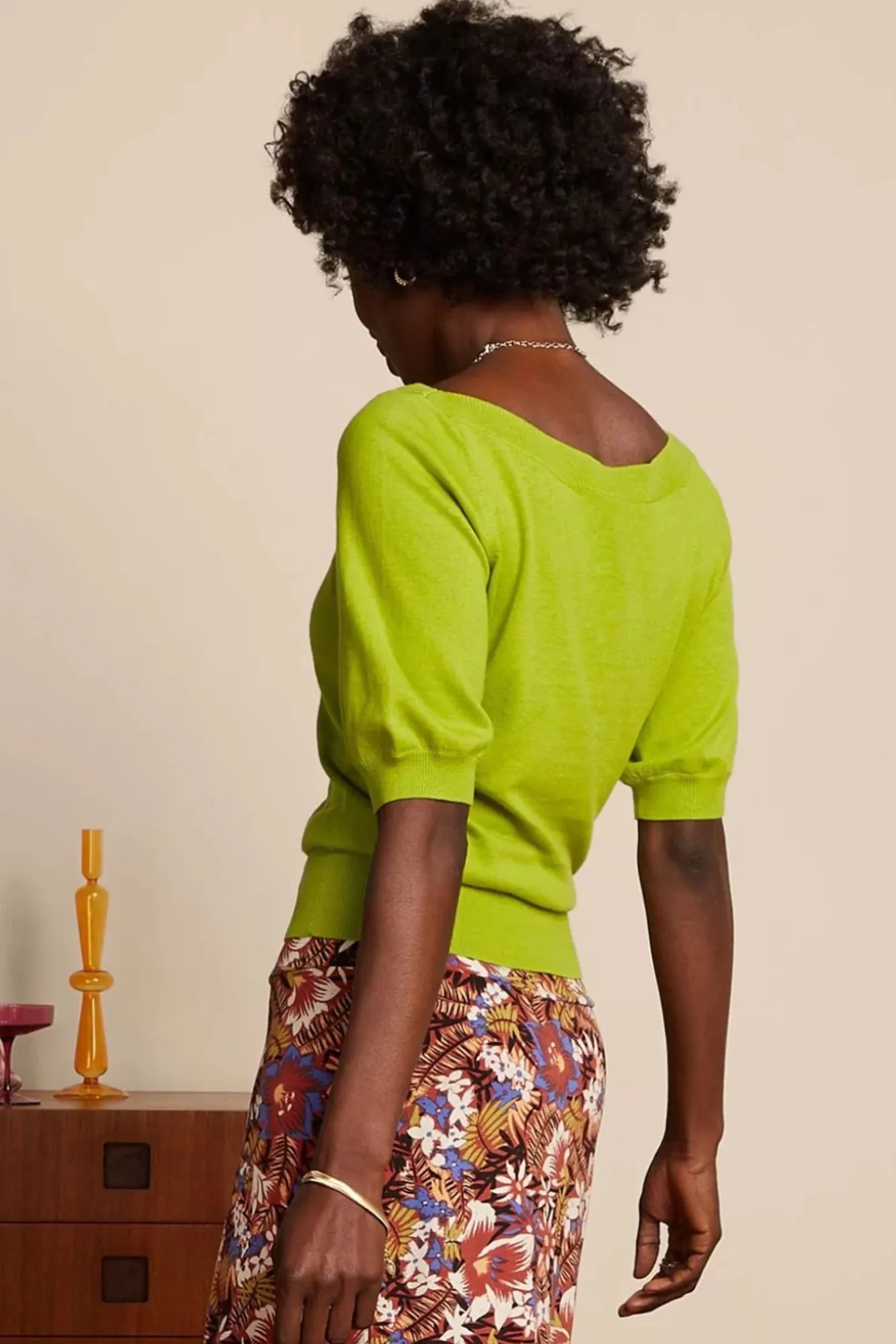 Sale King Louie Ivy Cocoon Top In Limette